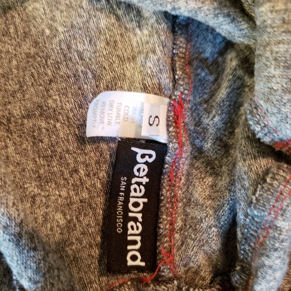 Betabrand assymetrical zipped hooded sweatshirt - Picture 2 of 5